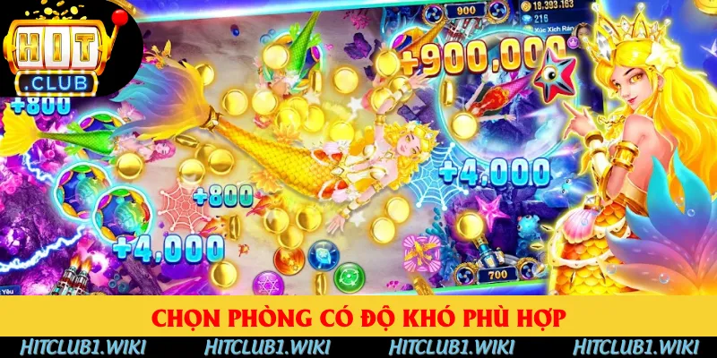 Chọn phòng có độ khó phù hợp Chọn phòng có độ khó phù hợp