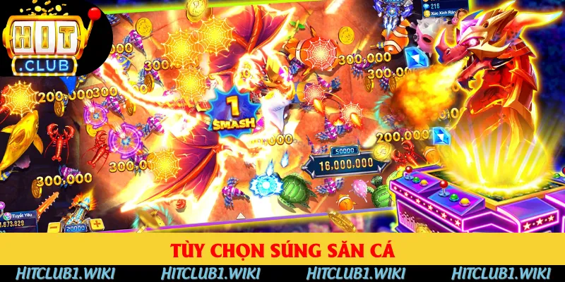 Tùy chọn súng săn sinh vật biển tích điểm Tùy chọn súng săn sinh vật biển tích điểm