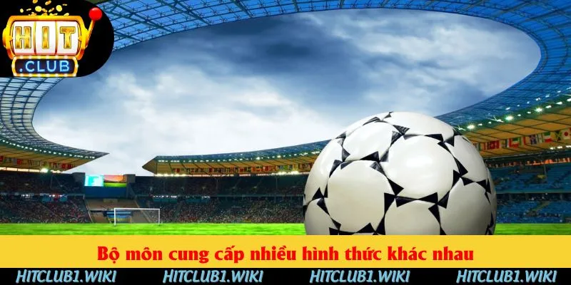 Bộ môn cung cấp nhiều hình thức khác nhau Bộ môn cung cấp nhiều hình thức khác nhau