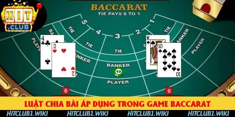 Luật chia bài áp dụng trong game Baccarat